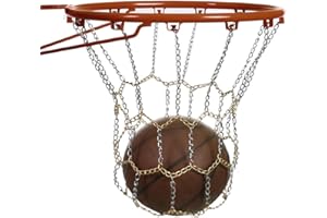 FDDU Basketball Netz Basketballkorb, Ersatznetz für Basketballkorb, Basketballnetz Ersatz, Basketballkorb Ersatznetz, Metall Basketballnetz, Basketball Netz Ersatz, für Outdoor Indoor Basketballkorb