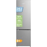 Comfee ' 262L Refrigerator, Combination Refrigerator, Low Frost, Stainless | Large Capacity (197L + 65L), Height 177 cm, Low