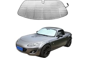 METYOUCAR Pare-soleil pour pare-brise de voiture, bloque les rayons UV, pare-soleil de fenêtre avant, garde le véhicule au frais pour MX5 NC 2009-2015