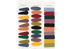 RIIEYOCA 30 clips de pelo macaron, accesorios para el cabello para mujer, clips de pelo simples para niñas, accesorios de cumpleaños para niñas