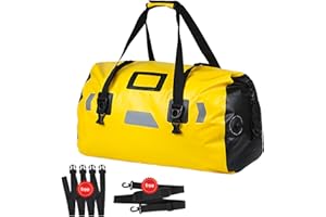 Shkalacar torba podróżna odblaskowa, wodoodporna z PVC na motocykl, torba podróżna na bagaż motocyklowy, torba na suche rzeczy do narciarstwa, podróży, wędrówek, biwakowania i akcesoriów zewnętrznych