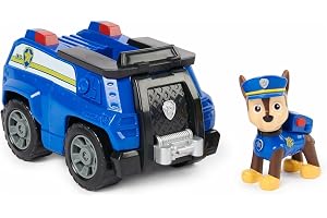 PAW Patrol Polisfordon med Chase-figur (Sustainable Basic Vehicle/basfordon), leksak för barn från 3 år