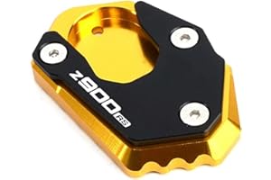 TEAUSA Cavalletto laterale for moto Estensione cavalletto Piastra allargata adatta for Kawasaki Z 650 900 Z900 RS SE Z650 Z900RS 2017-2022 Accessori (Size : Gold-Z900RS)