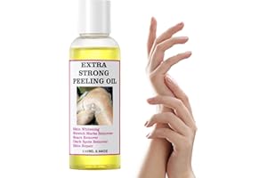 HAILERIO Peeling Oil, Huile Peeling Pour Le Corps, Yellow Peeling Oil For Dark Spots Body, Huile Exfoliante Pour Peau Foncée, Huile Peeling Forte Pour Unisexe Et Peaux