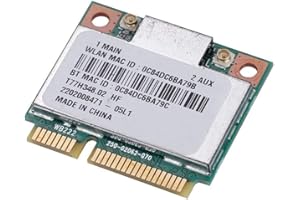 DUOKON Tarjeta de red WiFi Atheros AR9462 AR5B22 Mini PCI-E Tarjeta de red inalámbrica 802.11N Tarjeta de red inalámbrica Bluetooth 4.0 2.4 y 5Ghz
