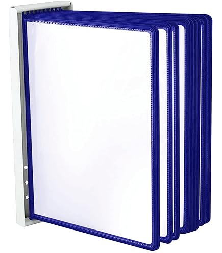 TUKA-i-AKUT TKD8222-20 x Bunt wandstandaard, 20 displaypanelen, A4, verschillende wandpanelen, standaard, standaard, wandset, consultatie, documenten, magazijn, werkplaats, laboratorium, kantoor