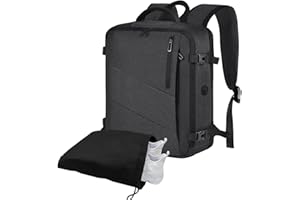 Leyrica Zaino da Viaggio per Easyjet 45x36x20, Bagaglio a Mano Borsone Cabina Zaino per Viaggiare in Aereo per Laptop Daypack Casual Zaino Università ZainoLavoro Impermeabile (Grigio)