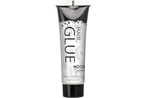 Klej do wlosow z brokatem Moon Glitter - nadaje sie do stosowania ze wszystkimi brokatami, w tym drobnymi, kawalkami, holograficznymi, polyskujacymi i bio