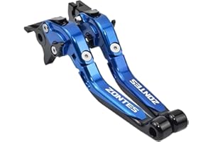 ByoBLu Accesorios for Motocicletas Palanca de Embrague de Freno CNC palancas Extensibles Plegables Ajustables for Zontes G1-125 ZT125-U 125 U1 Z2 125 U125