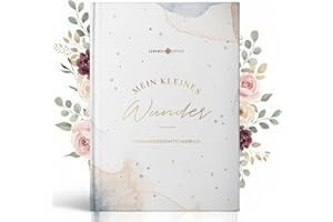‎LEBENSKOMPASS Lebenskompass Schwangerschaftstagebuch "WUNDER" Schwangerschaftsbuch für Erinnerungen, Reflexion und Achtsamkeit - Tagebuch Schwangerschaft mit Platz für Fotos und Notizen - A5
