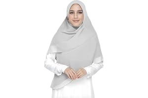 Lina & Lily Premium Chiffon Damen Muslim Hijab Kopftuch Schal Quadrat 145 x 145cm
