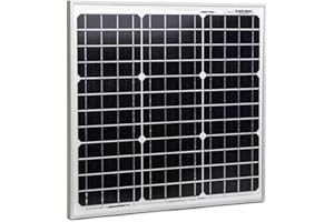 Solarkontor 50 Watt Solarmodul SK50MONO - Solarpanel 12V Monokristalline Solarzellen (50W)