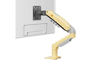 NB ERGONOMIC Soporte de monitor para pantallas de ordenador de 17 a pulgadas, soporte para monitor de gas, carga máxima de 9 kg, VESA 75/100 mm (F80-XD)