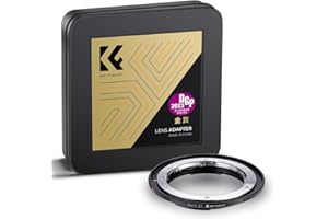 K&F CONCEPT Nik to EOS Lens Mount Adapter, Compatible with Nikon Nikkor F/AI Mount Lens and Compatible with Canon EOS EF EF-S Mount Camera Body