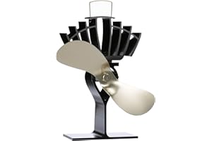 Ecofan UltrAir 810CABBX - Ventola a legna alimentata a calore, bilingue