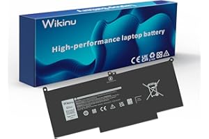 Wikinu 60Wh F3YGT Batterie pour Dell Latitude 12 7000 7280 7290 13 7000 7380 7390 P29S002 14 7000 7480 7490 P73G002 E7280 E7380 E7490 2X39G KG7VF DM3WC DM6WC 451-BBYE 453-BBCF
