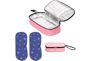 BAGUBDR Cooling Wallet, Medicine Travel Cool Bag, Travel Medicine Bag Medicine Storage Bag Suitable for Temperature Sensitive Items and People Who Need to Store Medication