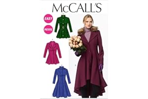 McCall's Patterns M6800 E5 14 - 16 - 18 - 20 - 22 Misses' - Women's Dresses, Pack of 1, White