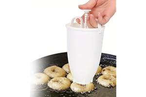 STGBCST Tragbare Donut-Maker Donut-Schneider Backwerkzeug Kunststoff-Teigspender selbstgemachte frittierte Donut-Form für die Herstellung von Küchengebäck