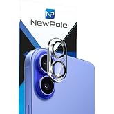 NewPole iPhone 17 Kamera Lens Koruyucu 9H Temperli Cam, Darbeye Dayanıklı, &Ccedil;izilme Karşıtı Apple iPhone 17 ile Uyumlu