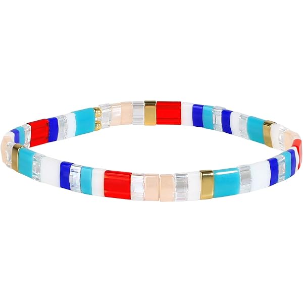 KELITCH Tila-Perlen-Armband Verstellbar – Handgemachter Schmuck Für Damen, Böhmisch & Minimalistisch, In Geschenkverpackung