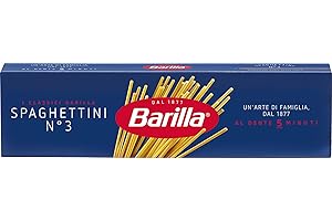 Barilla Pasta Spaghettini N.3 di Semola di Grano Duro, I Classici, Tempo di Cottura 5 Minuti, Confezione da 500g