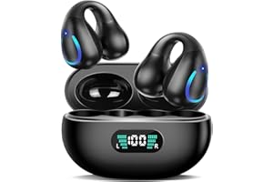NUPLEA AI Translation Earbuds Real Time, 3-in-1 Translator Earbuds 144 Languages & Accents, Audifonos Traductores Inglés Español,Open Ear Clip Wireless Headphones with Charging Case fit iOS & Android 9