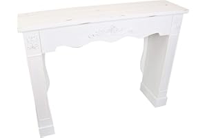 ‎FRANK FLECHTWAREN FRANK FLECHTWAREN Kaminkonsole, Kaminumrandung Shabby ca. 98 x 25 x 96 cm