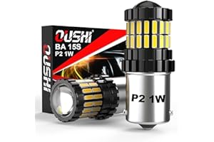 OUSHI 2600LM Halogen Glühbirne, 12V 24V 6500K Weiß Lamp mit Projektorobjektiv für Outdoor Landschaft Innenhofbeleuchtung, 2 Stück