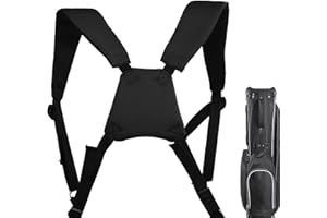 Meindin Gepolsterter Schultergurt – Golftaschen-Schultergurt, Rucksack-Gurte, Golftasche, gepolsterter Taschenriemen, Ersatz, Golf-Doppel-Schultertaschengurte für Rucksack