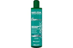 ‎WELEDA WELEDA Bio Rosmarin Revitalising Shampoo - Naturkosmetik Haarpflege Seife mit Hyaluronsäure & Rosmarinöl für mehr Volumen & eine gesunde Kopfhaut - Haarshampoo ohne Silikone & Sulfate (vegan, 250ml)