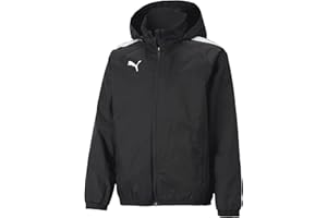 Puma Uniseks Dzieci All Weather Training JKT Jr Kurtka, Czarny, 164