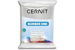 CERNIT Nummer eins Lehm 56g, grau, 7 x 5.5 x 1.5 cm