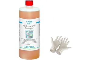 M.H.B. Conel Care Abflussrohr-Reiniger 1 Liter Flasche inkl. Sicherheits-Handschuhe