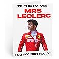 Charles Leclerc F1, Birthday Card - Future Mrs Le Clerc Funny F1 Birthday Card