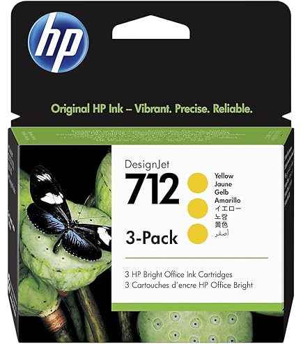 HP DesignJet 712インクカートリッジセット　黒　80ml 含む HP 712 80ml Black DesignJet Ink Cartridge : Amazon.ae: Computers