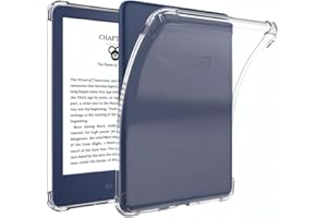 Buoluoioir Étui pour Kindle Étui Transparent pour Le Kindle 11e génération 2024/2022 (Modèle C2V2L3) 6" Dos en Silicone léger et résistant aux Rayures