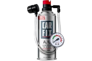 CARFIX, Kältemittel Ersatzgas r134a Auto Klimaanlage Nachfüllset - Klimaanlage Wohnmobil - entspricht 660g, 1 Dose, 3in1, 235g,
