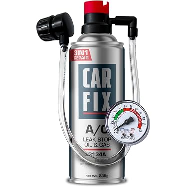Kit Injecteur Huile Et Colorants Pour Climatisation Auto R134A - Outil Complet