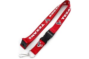 Aminco NFL Houston Texans Team Lanyard, Red