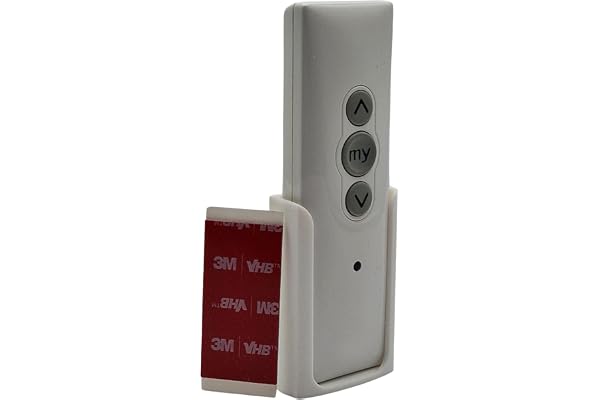 Support Telecommande Mural pour Somfy Situo RTS – Idéal volet roulant - Fixation Solide avec Adhésif – Design Élégant et Pratique