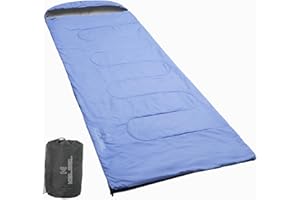 K KELBEL Sleeping Bags for Adults & Children,Single Envelope Sleeping Bag for Sommer,Combine Double Sleeping Bag for Warm,Waterproof,Lightweight Sleeping Bag Ideal for Camping, Backpacking,220 x 75cm