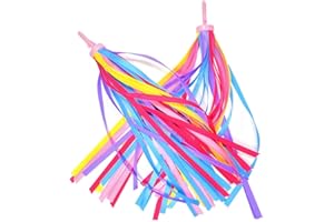 obqo 2 pcs Childrens Bike Streamers Bicycle Handlebar Streamers Bike Grips Tassels Ribbons Kids bike Accessories