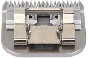 MASYRT Lama Tosatura per Cani Misura 7F 3,2 Mm Lama Tosatura in Acciaio Carbonizzato Rimovibile con Denti Profondi Lama Tosatura per Toelettatura Animali Testa Intercambiabile