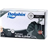 Powder Free Black Nitrile Gloves Extra Large (XL) Extra Thick - 100 pcs
