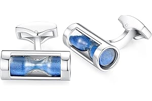 Honey Bear temporizador sandglass embudo Gemelos de hombre de negocios de acero inoxidable gemelos