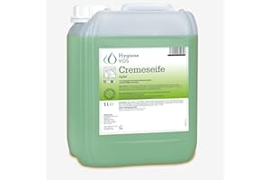 ‎HYGIENE VOS Hygiene VOS Cremeseife Apfel 5 Liter milde Waschlotion Seifencreme für alle gängigen Druckspendersysteme und Seifenspender