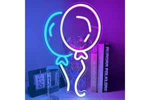 XJNOLGXIQU Ballon Néon LED Signe Personnalisé Rose Néon USB Personnalisé Néon Lumière Chambre De Mariage Enfants Aire De Jeux Décoration De Fête