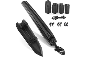 GRELiving Fenders Bike Mudguard Set, Portable Adjustable Road Mountain Bike Bicycle Cycling Tires Front and Rear Mud Guard Fenders for MTB Mountain Road Bike
