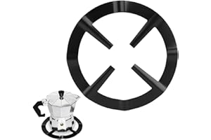 QEHYUELEFU Cast Iron Universal Mocha Ring Reducer Pot Stand Gas for Coffee Pot Pan, Gas Hob Essential, Espresso Machine Saucepan Moka Pot Frying Pan Tea Kettle Butter Warmer Turkey Warmer Omelet Pan Stovetop Cof
